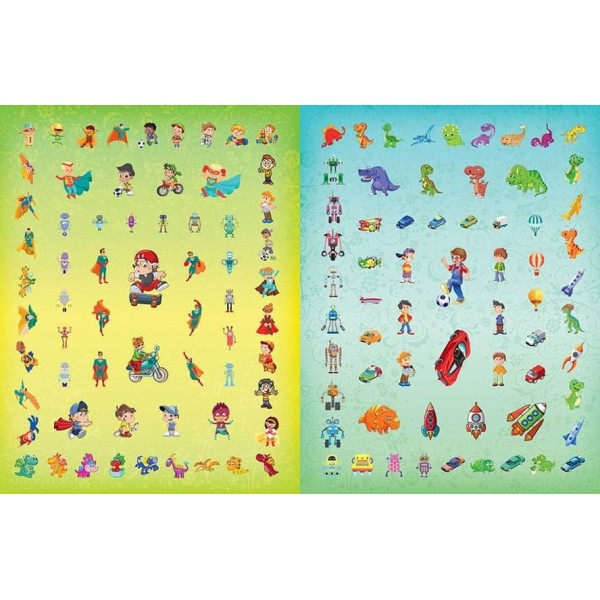 250 наліпок. Для хлопчиків (Динозавр)