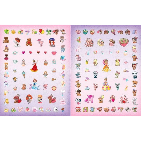 250 наліпок. Для дівчаток (Принцеса)