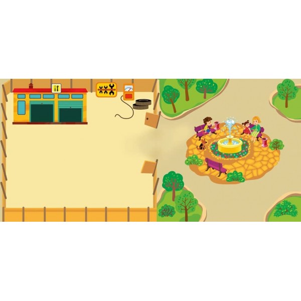 Фантазуй, вигадуй, грай. Автомайстерня (з наліпками)