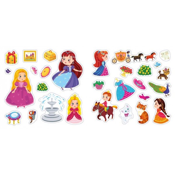 Фантазуй, вигадуй, грай. Принцеси (з наліпками)