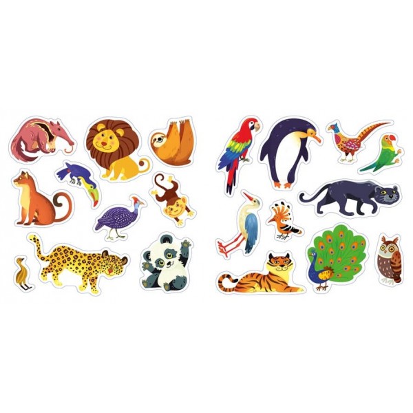 Фантазуй, вигадуй, грай. Зоопарк (з наліпками)