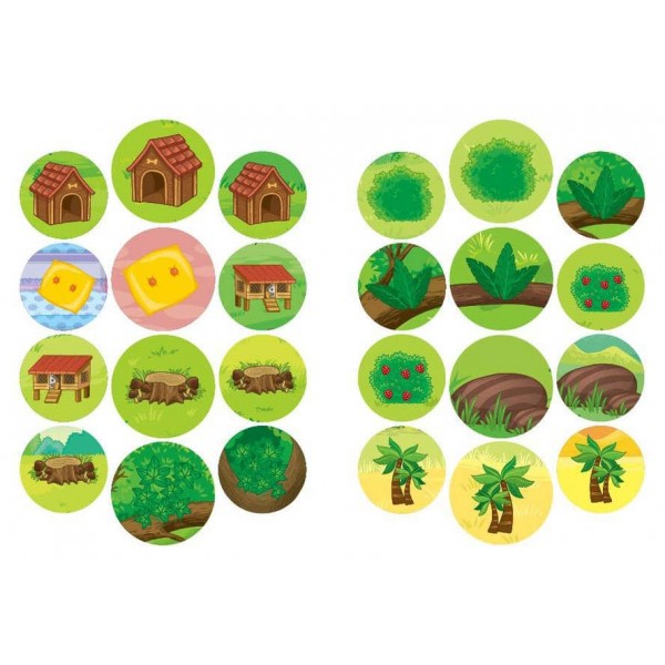 Граємо в хованки. Із чотирилапими друзями (+ наліпки) (українською мовою)