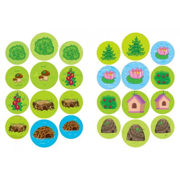 Граємо в хованки. З дикими тваринами (+ наліпки) (українською мовою)