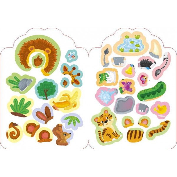 Грай-наліпляй. Тваринки (+ наліпки) (українською мовою)