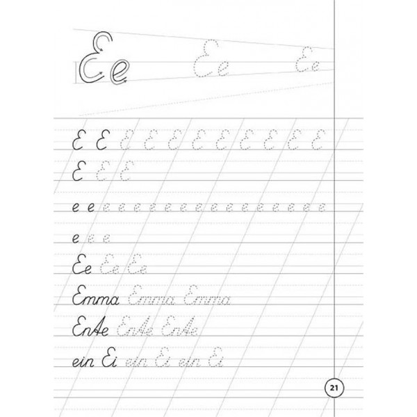 Каліграфія для першокласників. Прописи з німецької мови (українською мовою) (німецькою мовою)