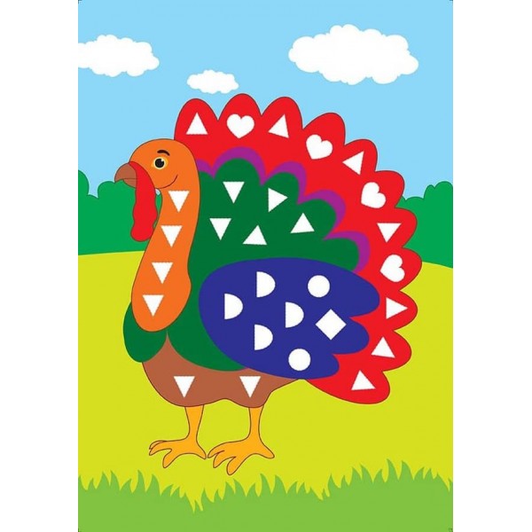 Картинки з мозаїки. Збираю ферму (українською мовою)