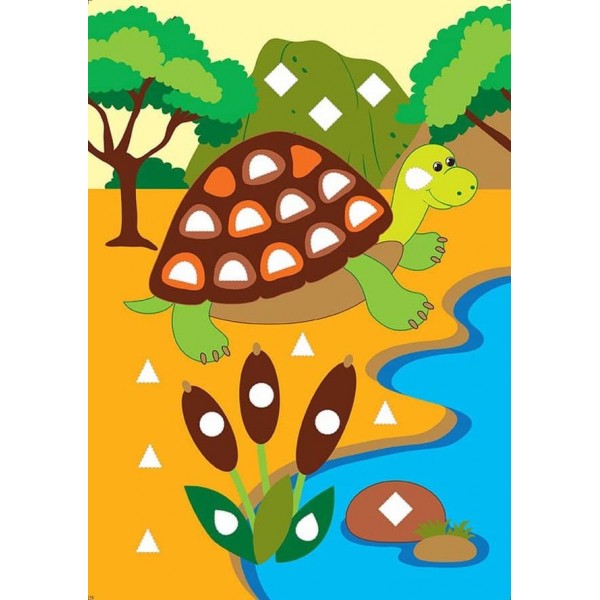 Картинки з мозаїки. Збираю зоопарк (українською мовою)