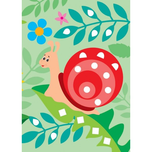 Картинки з мозаїки. Збираю галявину (+ наліпки)