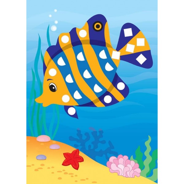 Картинки з мозаїки. Збираю море (+ наліпки)