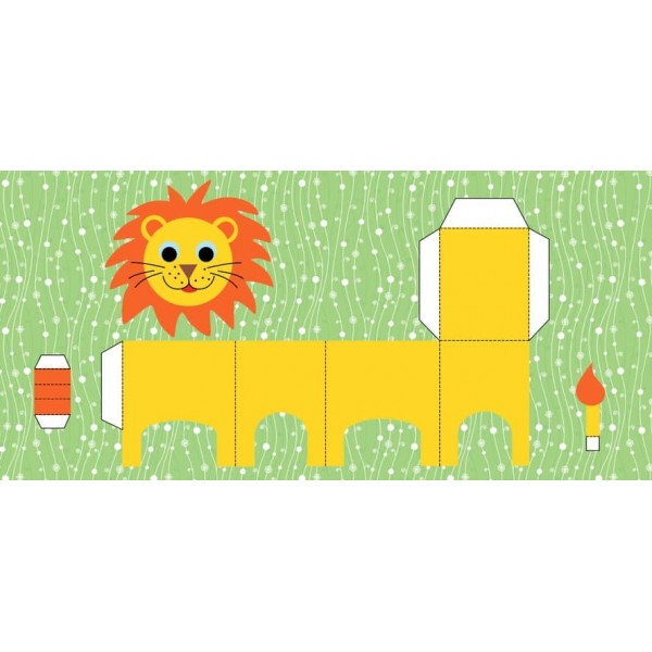 Конструктор з наліпок. Кумедний зоопарк