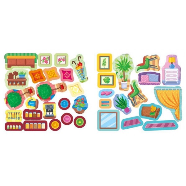 Маленький декоратор. У будинку (з наліпками)