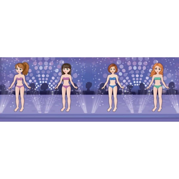 Модельне агентство. Чарівні красуні (з наліпками)