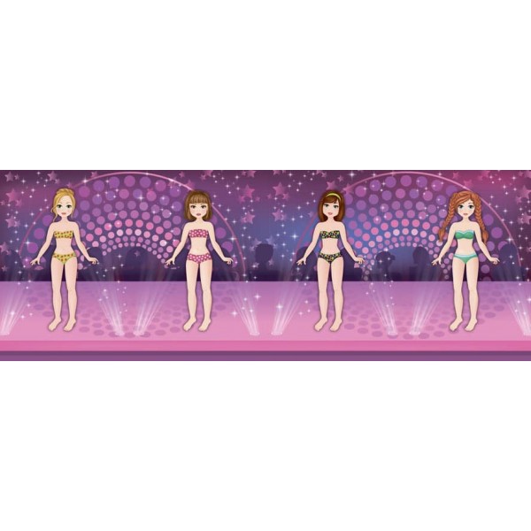 Модельне агентство. Гламурні дівчата (з наліпками)