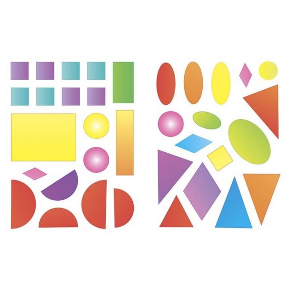 Наліпки для розвитку дитини. Форми