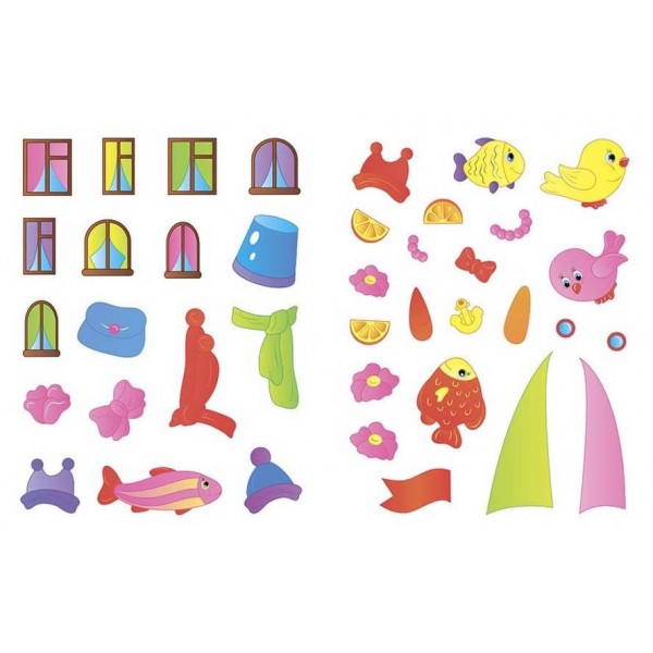 Наліпки для розвитку дитини. Однакові — різні