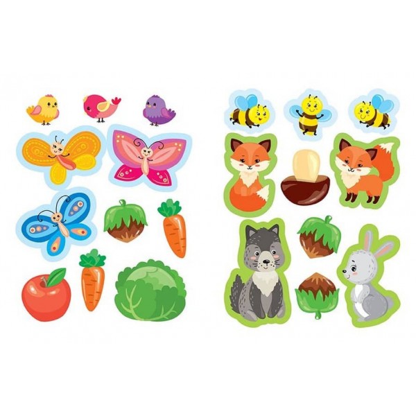 Наліпки для найменших. Їжачок (українською мовою)