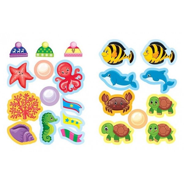 Наліпки для найменших. Кит (українською мовою)