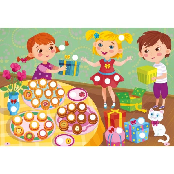 Наліпки-прикрашалки. Бантики й половинки (українською мовою)