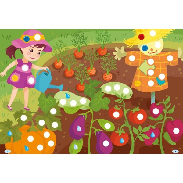 Наліпки-прикрашалки. Крапельки й гудзики (українською мовою)