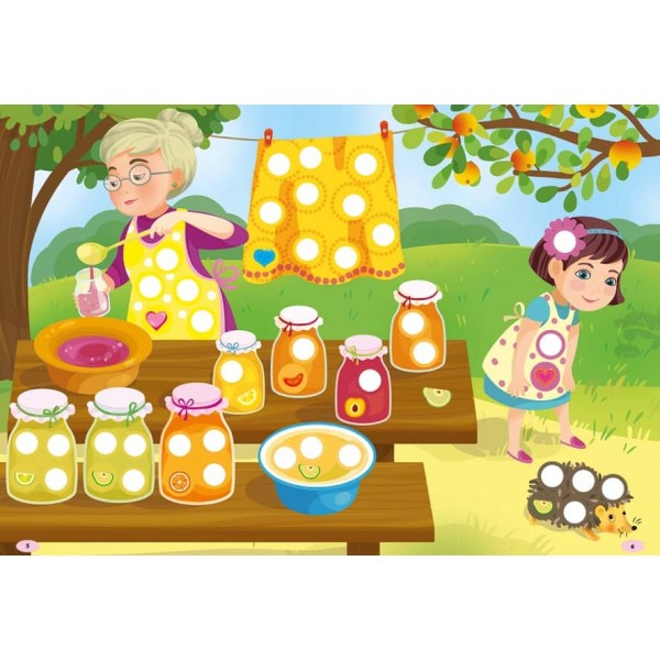 Наліпки-прикрашалки. Сердечка й дольки (українською мовою)