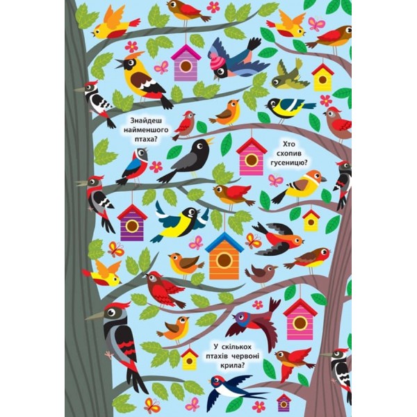 Знайди та покажи. Таємничий ліс (з наліпками)