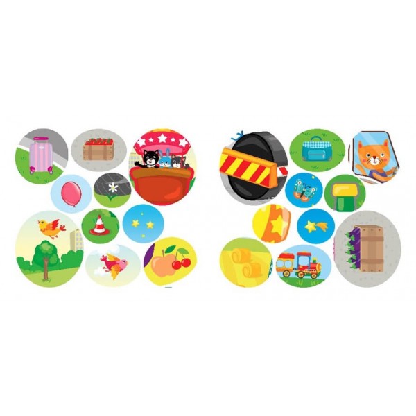 Назви. Розфарбуй. Наклей. Літаю та їду (з наліпками)