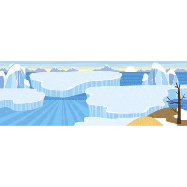 Панорамка-енциклопедія. Арктика й Антарктика (+ багаторазові наліпки) (українською мовою)