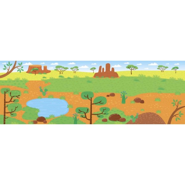 Панорамка-енциклопедія. Екзотична Австралія (+ багаторазові наліпки) (українською мовою)