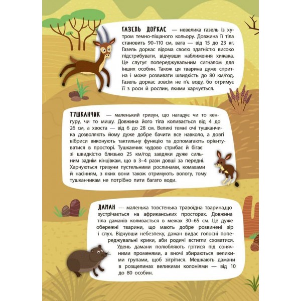 Панорамка-енциклопедія. Спекотна пустеля (+ багаторазові наліпки) (українською мовою)