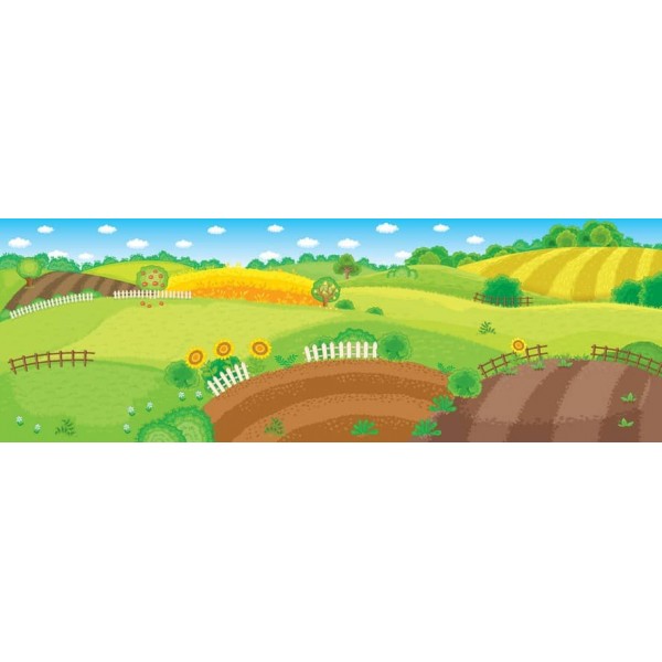 Панорамка-фантазія. Ферма (з багаторазовими наліпками)