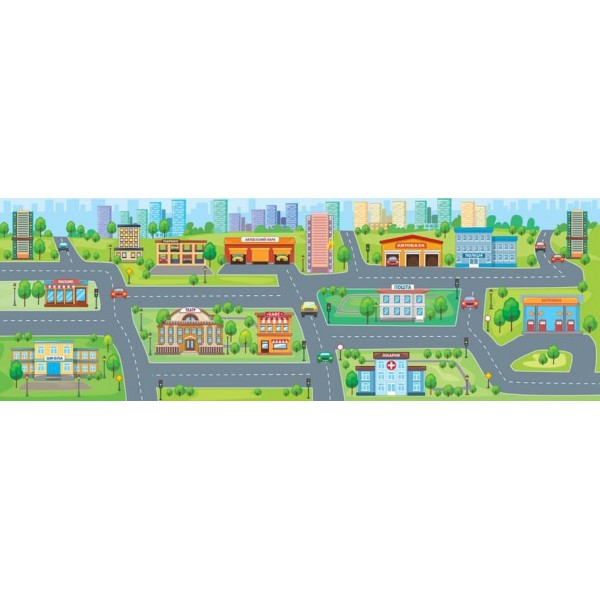 Панорамка-фантазія. Машинки (з багаторазовими наліпками)