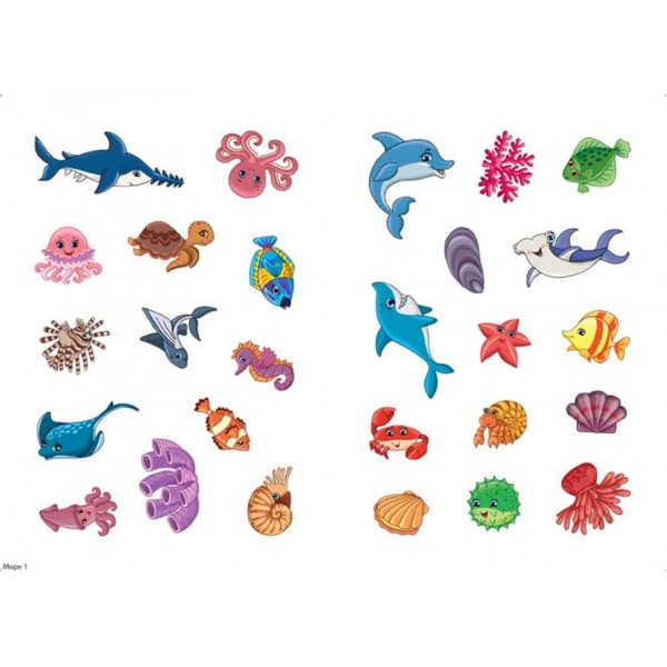 Панорамка-фантазія. Море (з багаторазовими наліпками)