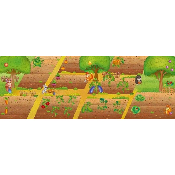 Панорамка-гра. Щедрий урожай (багаторазові наліпки) (українською мовою)