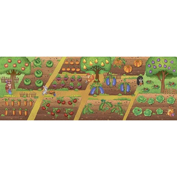 Панорамка-гра. Щедрий урожай (багаторазові наліпки) (українською мовою)