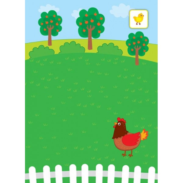 Перші наліпки. Няв-няв! На фермі (українською мовою)