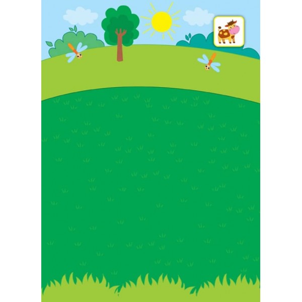 Перші наліпки. Му-у! На лузі (українською мовою)