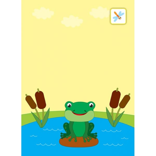 Перші наліпки. Кря-кря! На ставку (українською мовою)