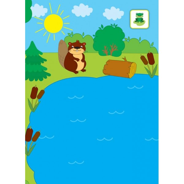 Перші наліпки. Тук-тук! У лісі (українською мовою)