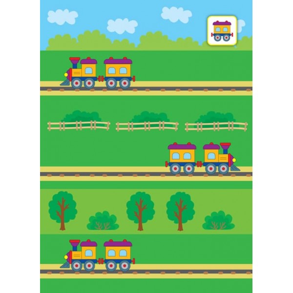 Перші наліпки. Чух-чух! У подорожі (українською мовою)