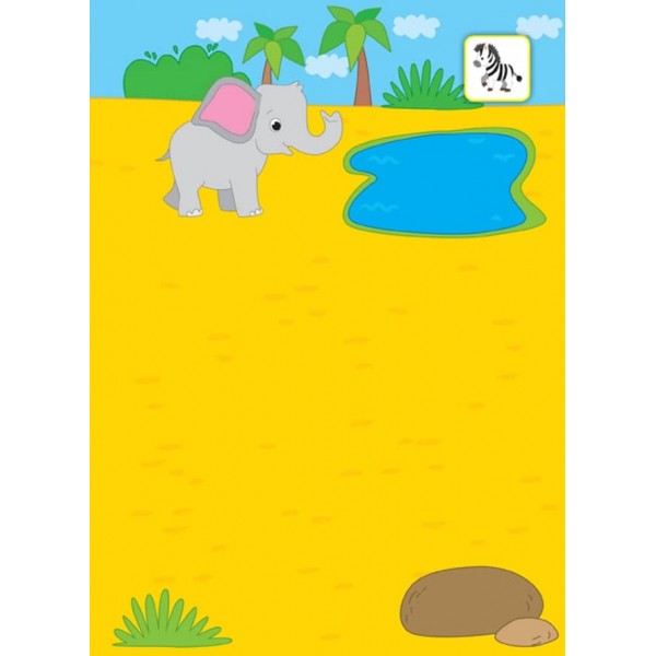 Перші наліпки. Р-р-р! В Африці (українською мовою)