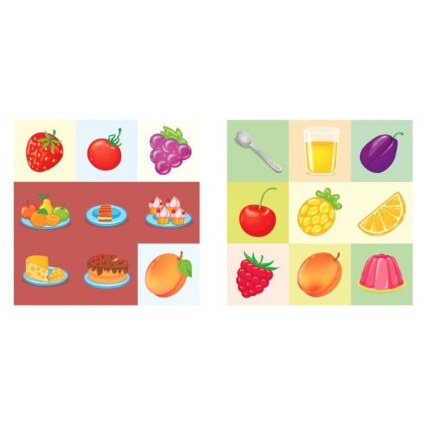 Порівнялки для найменших. Я ласую (+ наліпки)