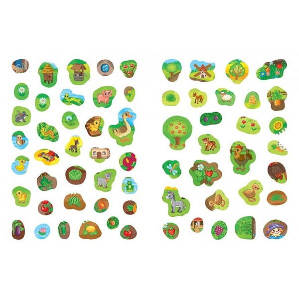 Повтори картинку. Ферма (+ наліпки)