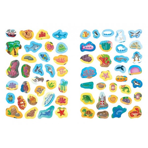 Повтори картинку. Море (+ наліпки)