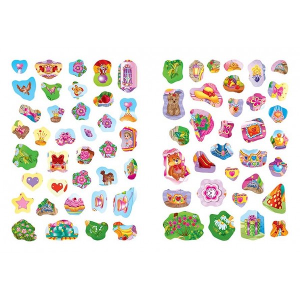 Повтори картинку. Принцеси (+ наліпки)