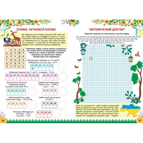 Пізнаємо Україну. Книжка-активіті для дітей 9+ (з наліпками)