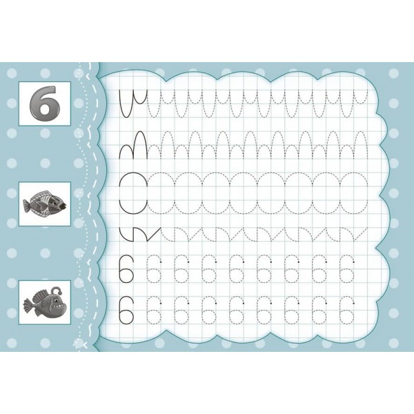 Від палички до цифри. Прописи з наліпками