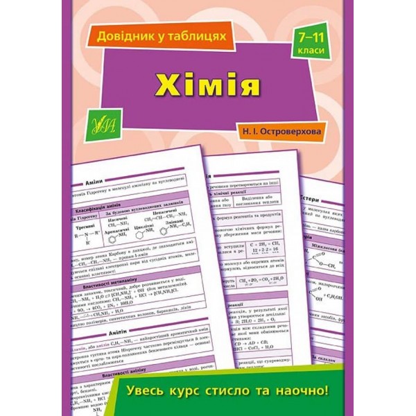 Довідник у таблицях. Фізика. 7–11 класи (українською мовою)