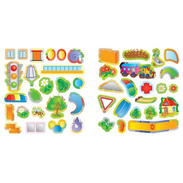 Порівнялочки-додавалочки. Машинки (з наліпками)