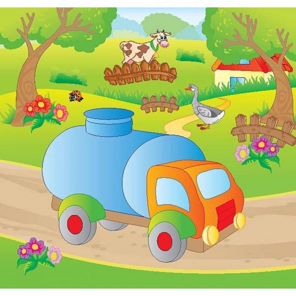 Порівнялочки-додавалочки. Машинки (з наліпками)