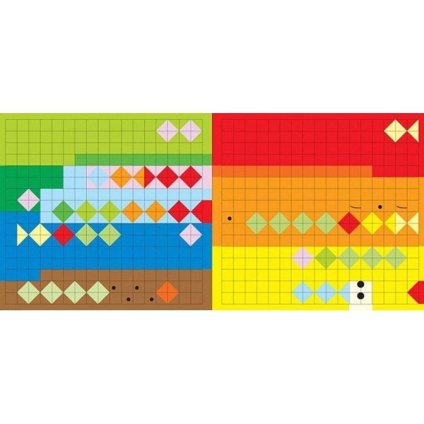 Супермозаїка з наліпок. Іграшки (українською мовою)